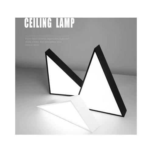 Creative LED Geometric Ceiling Lamp Triangle Simple Atmosphere Night Light Corridor Lamps Cool White Modern Nordic Lighting