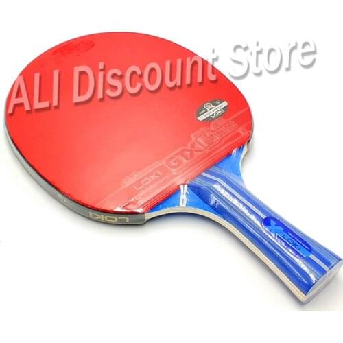 LOKI X2 Table Tennis Racket Set 2 pcs Beginner Table Tennis Bat Pimples In Rubber Ping Pong Racket with Case