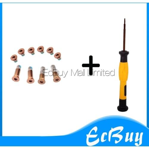 A1932 Bottom Case Screws Set For Macbook Air Retina 13" A1932 Lower Bottom Cover Gold Screw with screwdriver