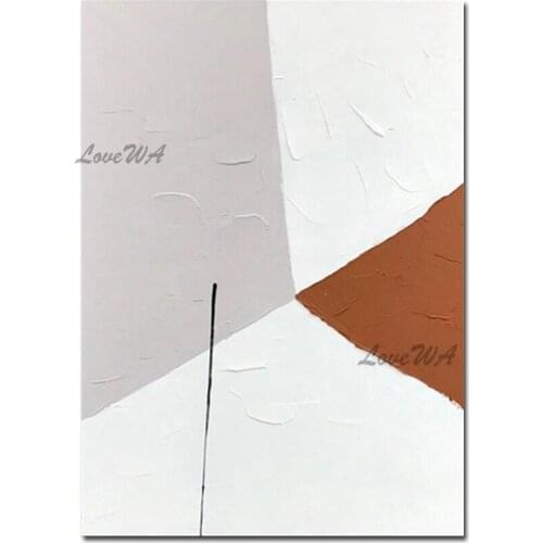 Handmade Knife Abstract Oil Painting Heavy Thick 3D Acrylic Modern Villa Wall Decorative Hangings Canvas Wall Art For Hotel