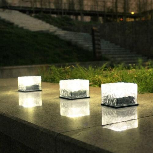 Underground Buried Brick Lamp LED Solar Light Waterproof Garden Light Landscape Lamp