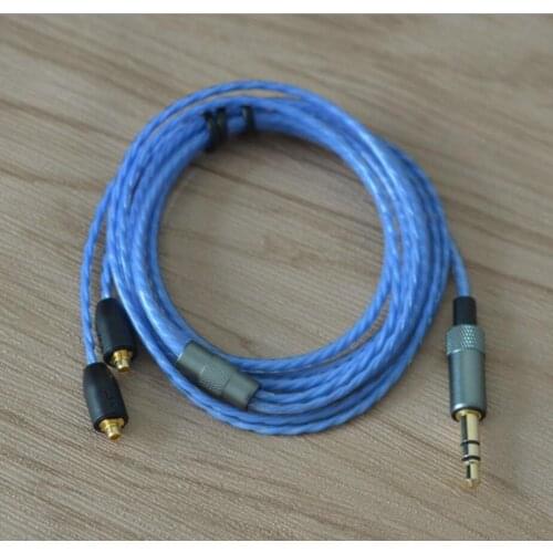 Replacement MMCX Cable for Shure SE215 SE315 SE425 SE846 Earphone Headset Single Crystal Copper Wire Cords for iPhone xiaomi