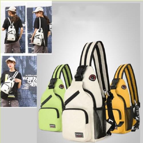 Female Chest Bag Waterproof Oxford Waist Bags For Women Casual Outdoor Sports Larger Capacity Shoulder Bag Сумка Женская Поясная