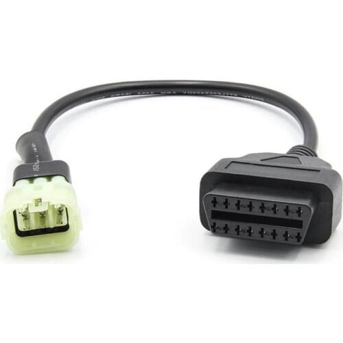 6 Pin To OBD 16 Pin Adapter Cable Motorcycle Fault Detection Connector Compatible For KTM