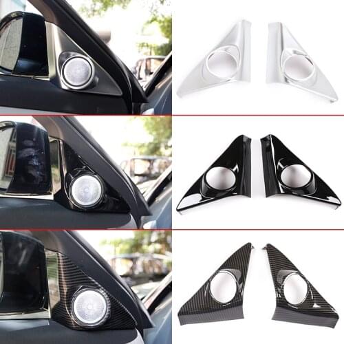 Car Door Audio Speaker Tweeters Cover Trim Sticker ABS Chrome For Land Rover Range Rover Evoque 2020 Auto Accessories Interior