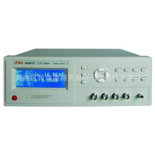 Fast arrival JK2811C Bench LCR Meter Tester 10KHz Inductance Capacitance Resistance Tester 0.2% Accuracy AC110V-220V