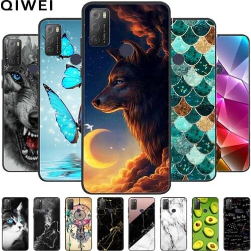 For Alcatel 1S 2021 Case Cute Cartoon Soft Silicone Phone Cases For Alcatel 3L 2021 Cover Back Shells For Alcatel1S 6025H 6.52
