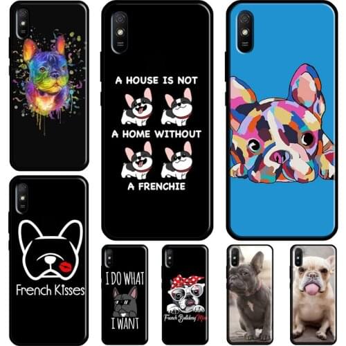 French Bulldog Dog Animals For Xiaomi Redmi 9T 9C 9A K40 Case For Redmi Note 10 Pro Note 9 Pro 8 Pro Note 8T 9S Cover