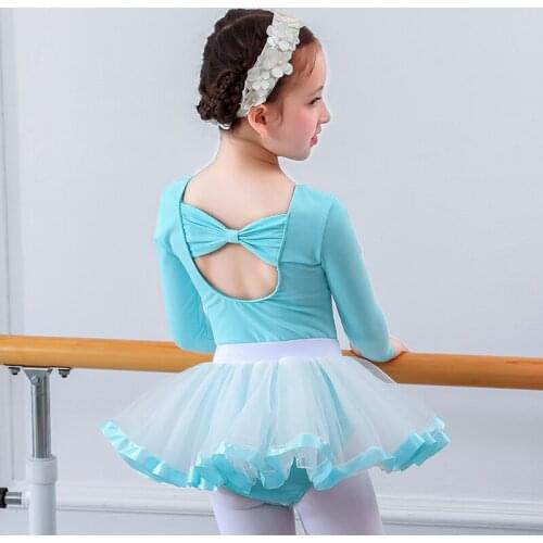Children Cotton Gymnastics Leotard Ballet Dress Kids Short Sleeve Dance Leotard Tutu Dance Wear Ballerina Clothes for Girls