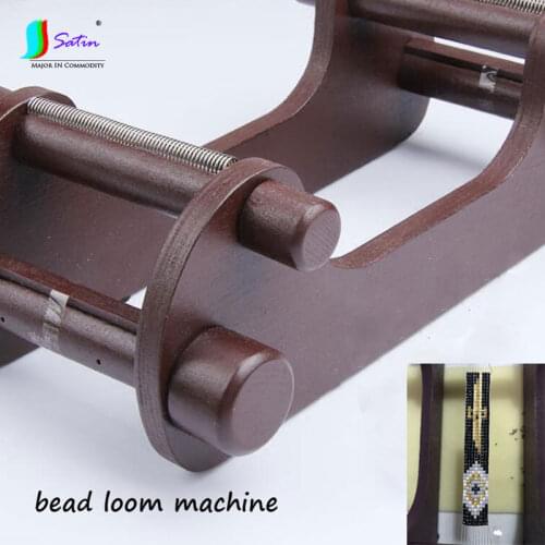 Home Handmade DIY Bead Bracelets/necklaces/belts/earring Tool Wooden Weaving Beading Loom Machine S0548L