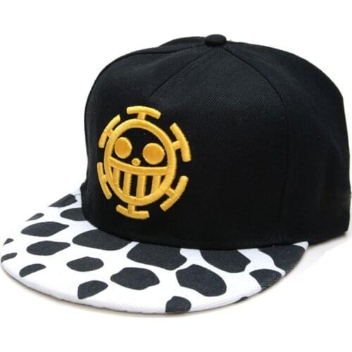 Men Women Anime Hat One Piece Trafalgar Low Baseball Cap Hip-hop Hat Cosplay Costume Accessories Flat Caps Outdoor Sport Sun Hat