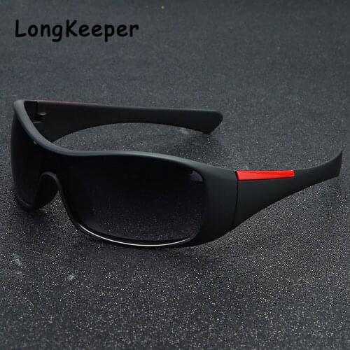 2020 Vintage Sport Mens Sunglasses Black Driving Square Sunglasses Men Luxury Brand Shades UV400 oculos de sol masculino UV400