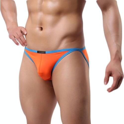 Man Sexy NylonBriefs Bulge Pouch Underwear Gay Male Breathable Bikinis Briefs Panties Brand High Quality Briefs Underpants