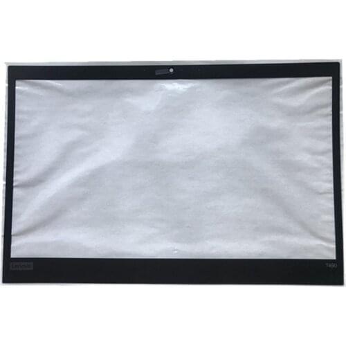 For New Adhesive Mylar B Cover Bezel Sheet Sticker Lenovo Thinkpad T490 Laptop 02HK968 RGB Camera LCD with Double-Sided
