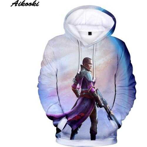 Sidno New Arrival Destiny 2 Sweatshirts Men/Women Fashion Casual Harajuku Anime Hoodie 3D Print Destiny 2 Mens Hoodies Top