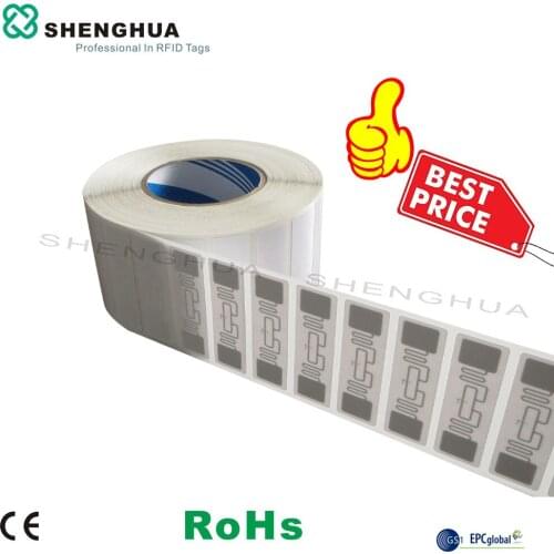 Long range passive rfid tag programmable rfid tag RFID warehouse UHF label Used for Logistics 2000pcs