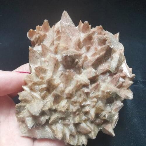 210.2g100% natural rare fangcalcite mineral sample spirit gas energy Crystal Quartz Gemstone teaching sample home decoration