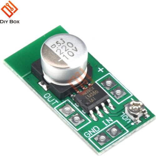 DC 3~12V 5V Adjustable Mini LM386 Audio Power Amplifier Board Micro Amp Module Max 750mW High Efficiency New Arrival