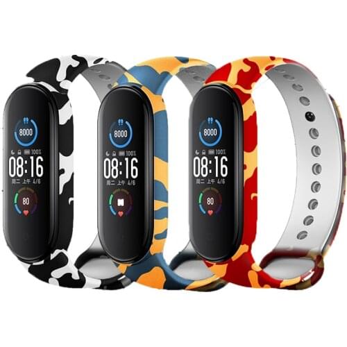 Watch Band 4 Wrist Strap for Xiaomi Mi Band 3 5 6 NFC Silicone Wristband Bracelet MiBand 4 Smart Watches Accessories Sport Strap