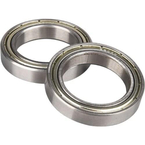 2Pcs 6805 25*37*7mm Deep Groove Ball Thin Wall Bearing 6805zz Bearings Steel Dedicated for Skateboard & Smart Lock