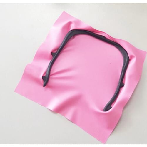 Dental Frame for Rubber Dam Sheets 36Pis Pink Carbon Fiber Rubber Sheets X1Box+Black Holder X1Pcs