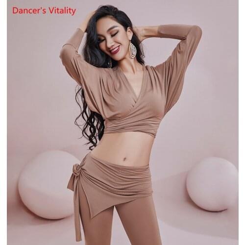 Belly Dance Top Or Pants Loose Shirt Long Sleeve Trousers Practice Clothes Oriental Dancewear Performance Clothing Female