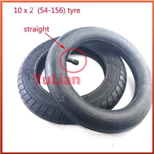10x2 Thickened Pneumatic Inner and Outer Tires 10*2(54-152) Tyre Wheels for Childrens Bicycle Electric Scooter