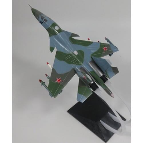 1:72 ABS Static Simulation Aircraft model Russian Soviet Union SU-34 Airline Fighter DIY Assembled airplane model Military Plane