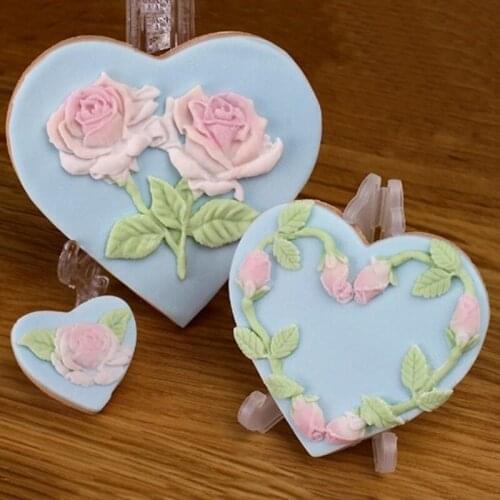 3D Tree Flower Form Silicone Cake Mold Wedding Cake Decoratiing Tools Cake Lace Border Mat Fondant Decoration Baking Tools