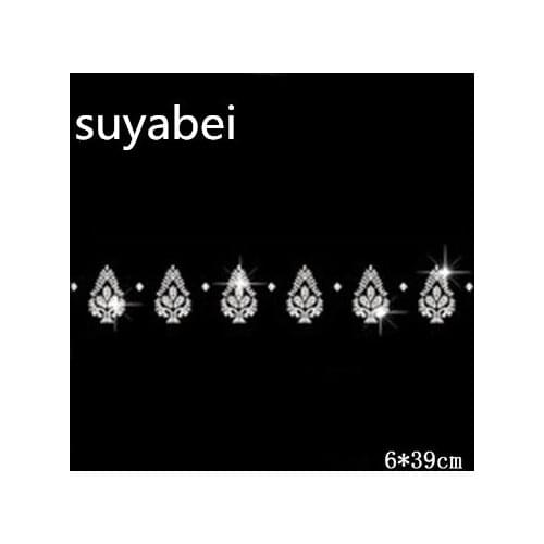 4pc/lot DRESS HEM hot fix rhinestones applique patches iron on crystal transfers design strass iron on for bag shoes sweater