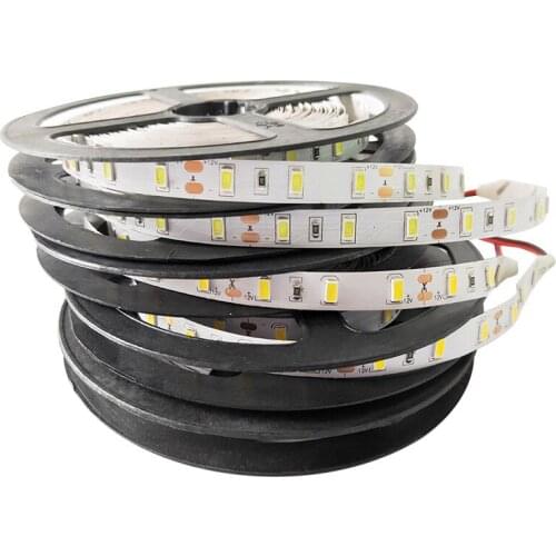 5m/ waterproof 4000k LED strip 5730 SMD12V flexible light 60LED/m 5m 300leds warm white IP44