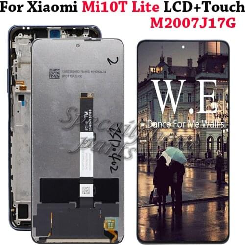6.67" For Xiaomi Mi 10T Lite LCD M2007J17G Display With Touch Screen Digitizer Assembly For xiaomi mi 10t lite 5G LCD