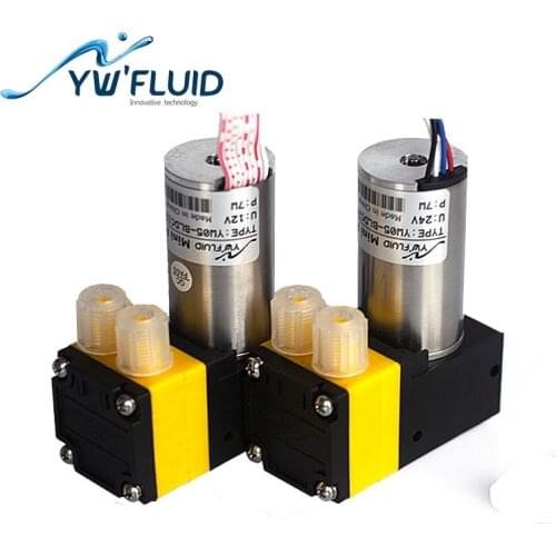 YWfluid 12v/24v high quality Electrical power Diaphragm pump with driving board used for water dispenser pump YW-05A-BLDC