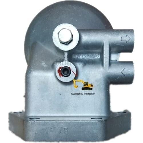 For Komatsu Excavator Accessories 6D125 Oil Filter Seat 6251-71-6300 High Quality Excavator Accessories Free Shipping