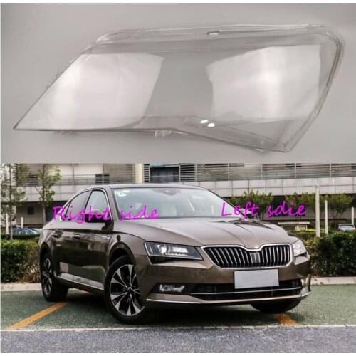 For Skoda Superb 2016 2017 2018 Car Headlight cover Headlamp Lens Auto Shell Cover