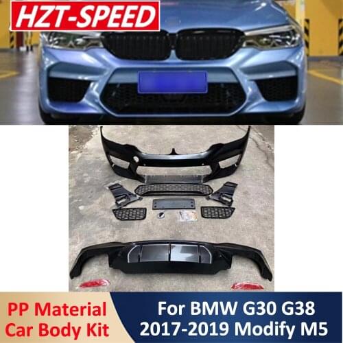 G30 G38 Modify M5 MT Type Car Body Kit PP Unpainted Front and Rear Bumper Lip For BMW 5 Series G38 528i 530IM 540li 2017-201199