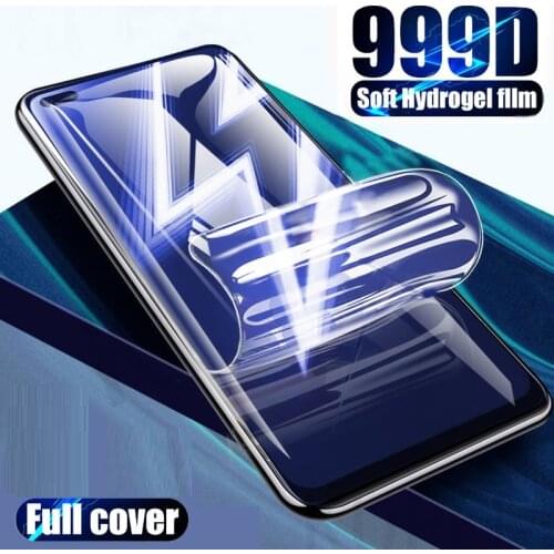 Screen Protector Hydrogel Film For OPPO Reno 2 A72 A52 K1 Full Cover Protective Film For Realme GT XT 3 5 8 Pro Not Glass
