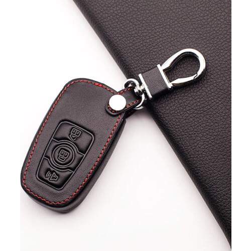Hot sale Genuine Leather Car Key Fob Cover for Great Wall Haval H6 2015 C50 Hoist Case Key Wallet Key Chain Auto Accessorie