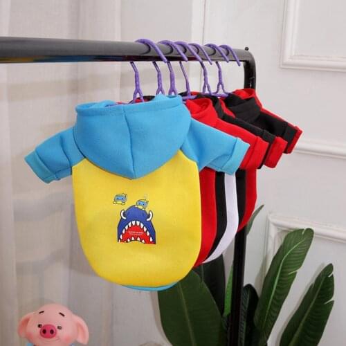 Fashion Cartoon Dog Hoodie Winter Pet Dog Clothes for Dogs Coat Jacket Cotton French Bulldog Clothing for Dogs Pets Clothing