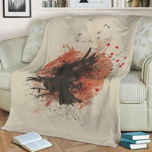 Blessed Curse Flannel Throw Blanket 3D Printed Keep Warm Sofa Child Blanket Home Decor Textiles Dream Family Gift