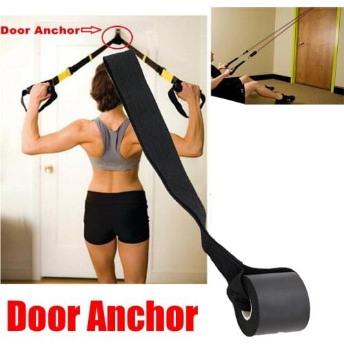 Foam Door Anchor Resistance Band Tube Doorway Muscle Building Strength Train Resistance Bands Yoga Strap Thick Rozciaganie #W5