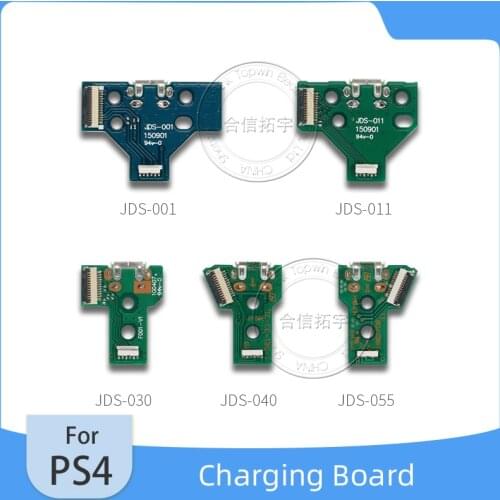 HOTHINK 25pcs/lot JDS-001 JDS-011 JDS-030 JDS-040 JDS-055 USB Charging Port Board For PS4 Controller DualShock 4 Repair Parts