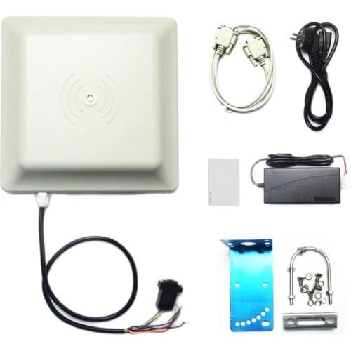 Boom Barrier Gate Car Parking Access System 6m UHF RFID Card Reader Long Range Antenna Reader 2-6M Integrative Kit