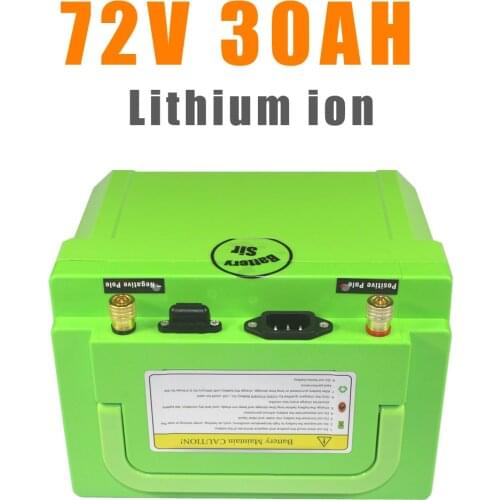 E-Bike Bateria 20S 72V 20Ah 25Ah 30Ah Electric Motorcycle Lithium Batteries use Samsung cell for 72V 2000W 3000W Duty Free