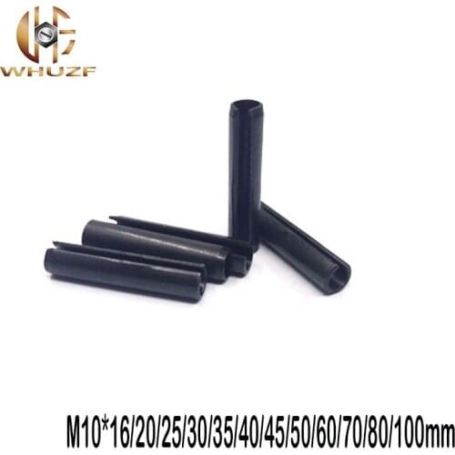 10pcs M10*16/20/25/30/35/40/45/50/60/70/80/100 GB879 GB879 spring pin elastic cylindrical hollow pin cotter pin positioning pins