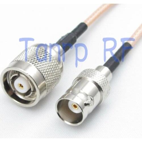 20inch RP TNC male plug to BNC female jack RF adapter connector 50CM Pigtail coaxial jumper cable RG316 extension cord