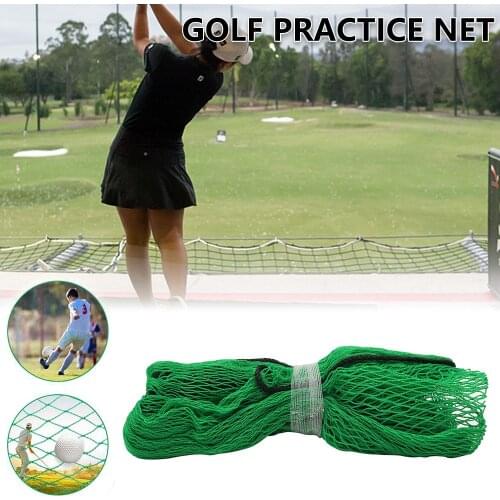 3Mx3M Golf Practice Net Heavy Duty Impact Netting Rope Sports Training Aids Training Mesh Batting Net Golf Training Accessories