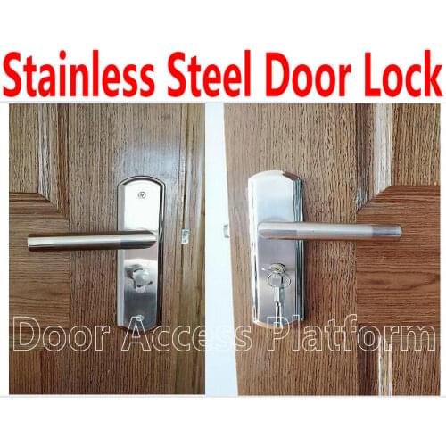 45mm thickness door Stainless Steel Metal Home safety door lock system,Home safe locker open door wooden door mechnical
