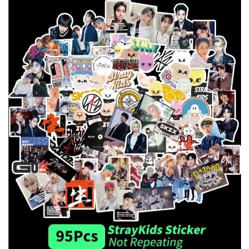 95pcs/set Kpop Stray kids character Stickers The album GO LIVE IN for fans collection K-pop straykids Stickers