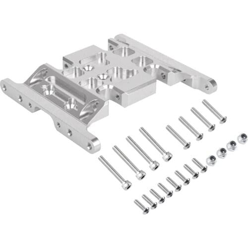 Aluminum Alloy Metal Gearbox Mount Holder for 1/10 RC Crawler Axial SCX10